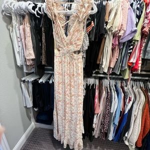 floral maxi dress